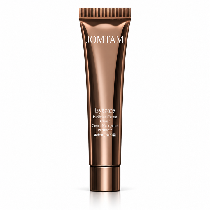 JOMTAM refill tube in metallic bronze packaging on a white background