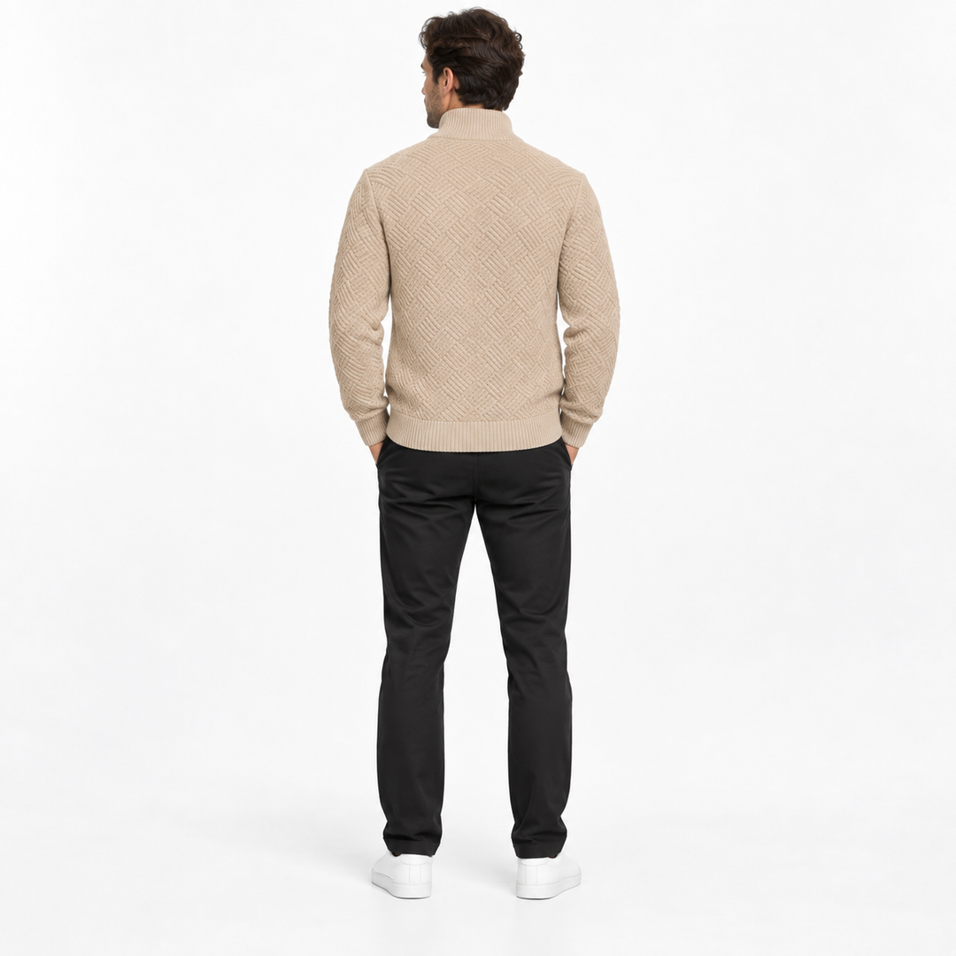 Back view of men&