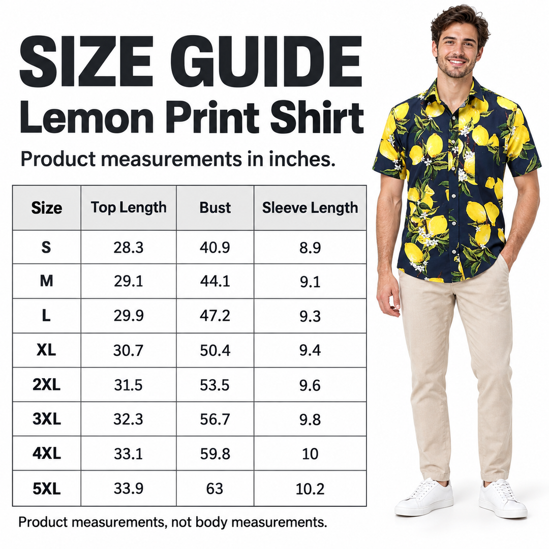Size guide for the men&