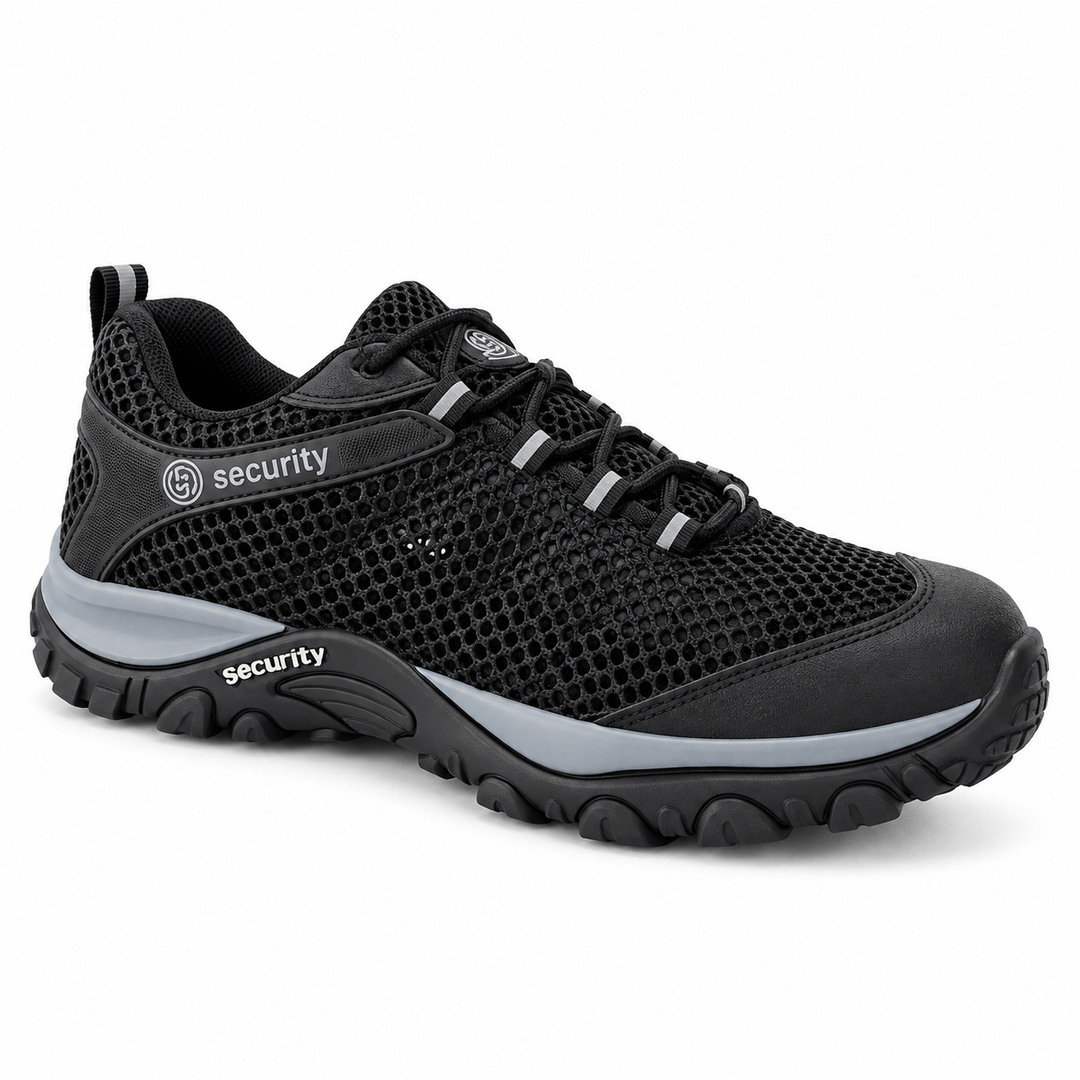 Black Style 2 safety shoes studio product view