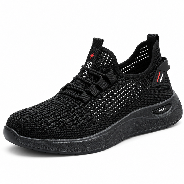 Black Style 4 safety shoes studio product view