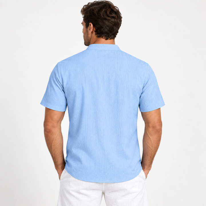 Back view of men&