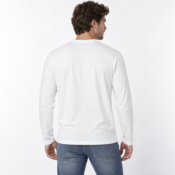 Back view of men&