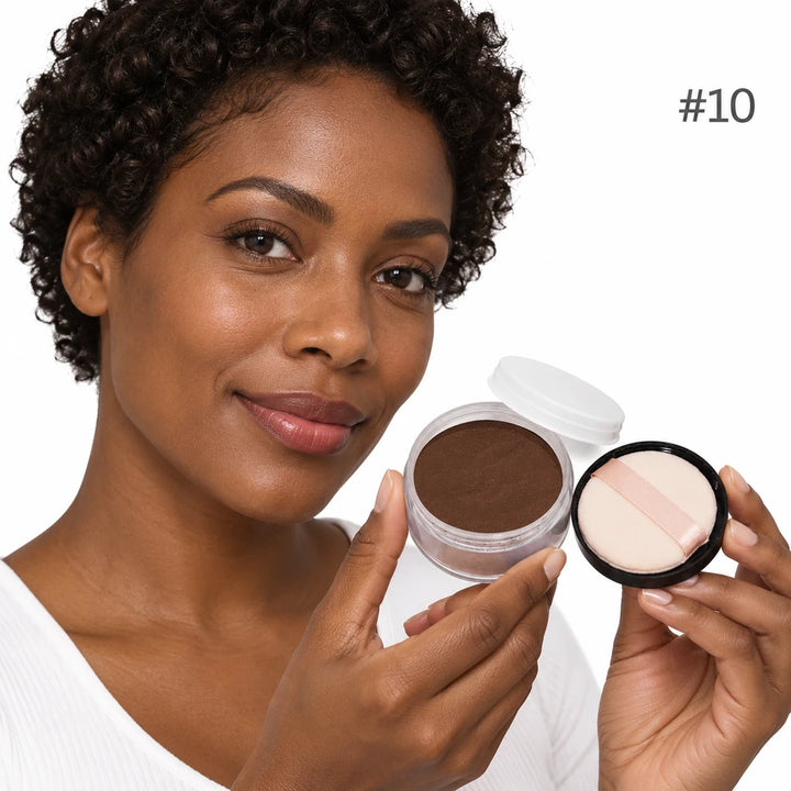 Adult model holding Deep Brown (