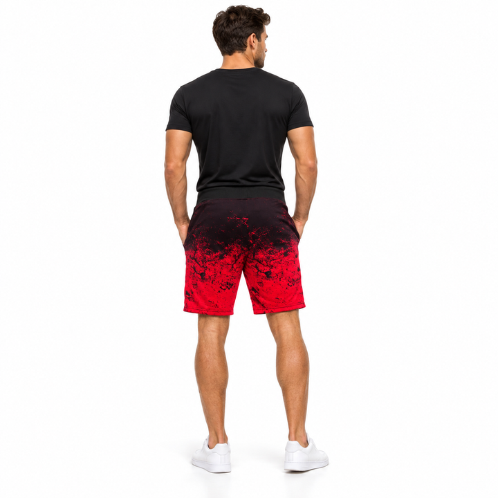 Red printed men&