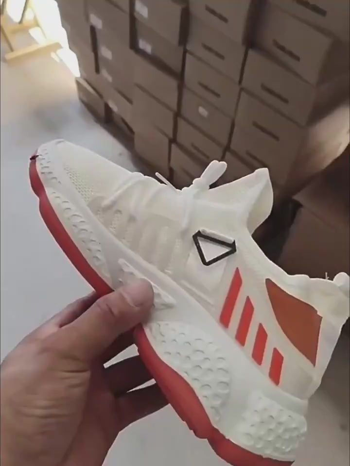 trail running shoes inspired mesh sneaker khaki lightweight lace-up with hollow side panels for airflow and comfort
