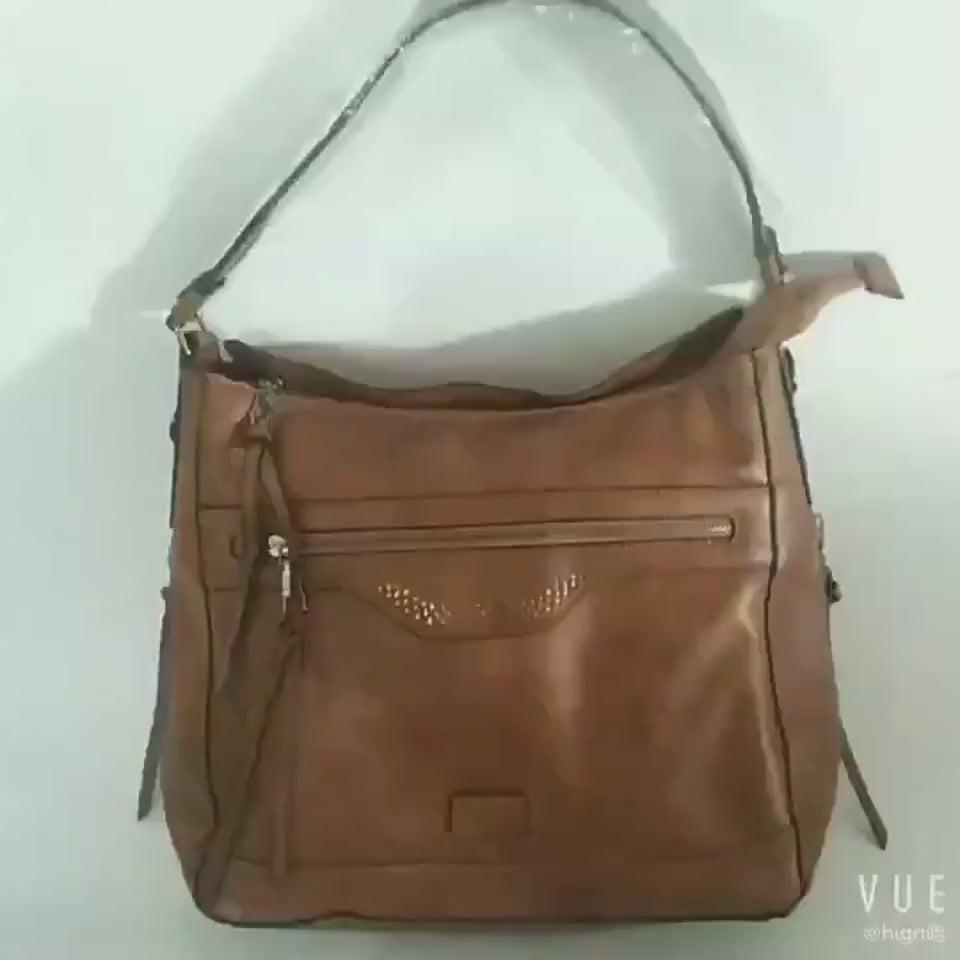 Sac fourre-tout - Sac bandoulière zippé pour le travail et la ville !