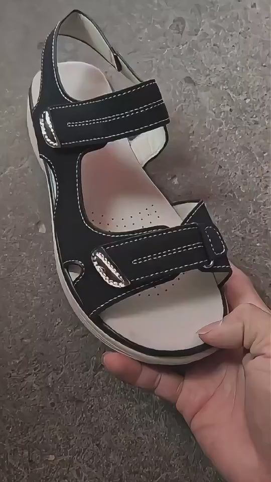 Women comfort sandals with adjustable strap design and lightweight sole for daily summer wear