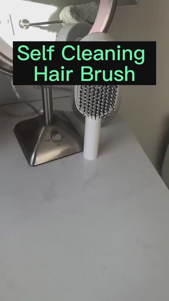 Self Cleaning Hair Brush – Ideal for extensions, wigs, and daily care