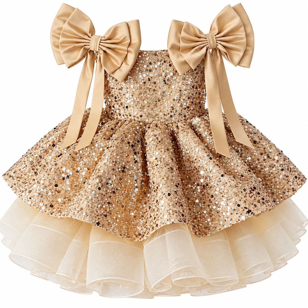 Front detail of a champagne girl&
