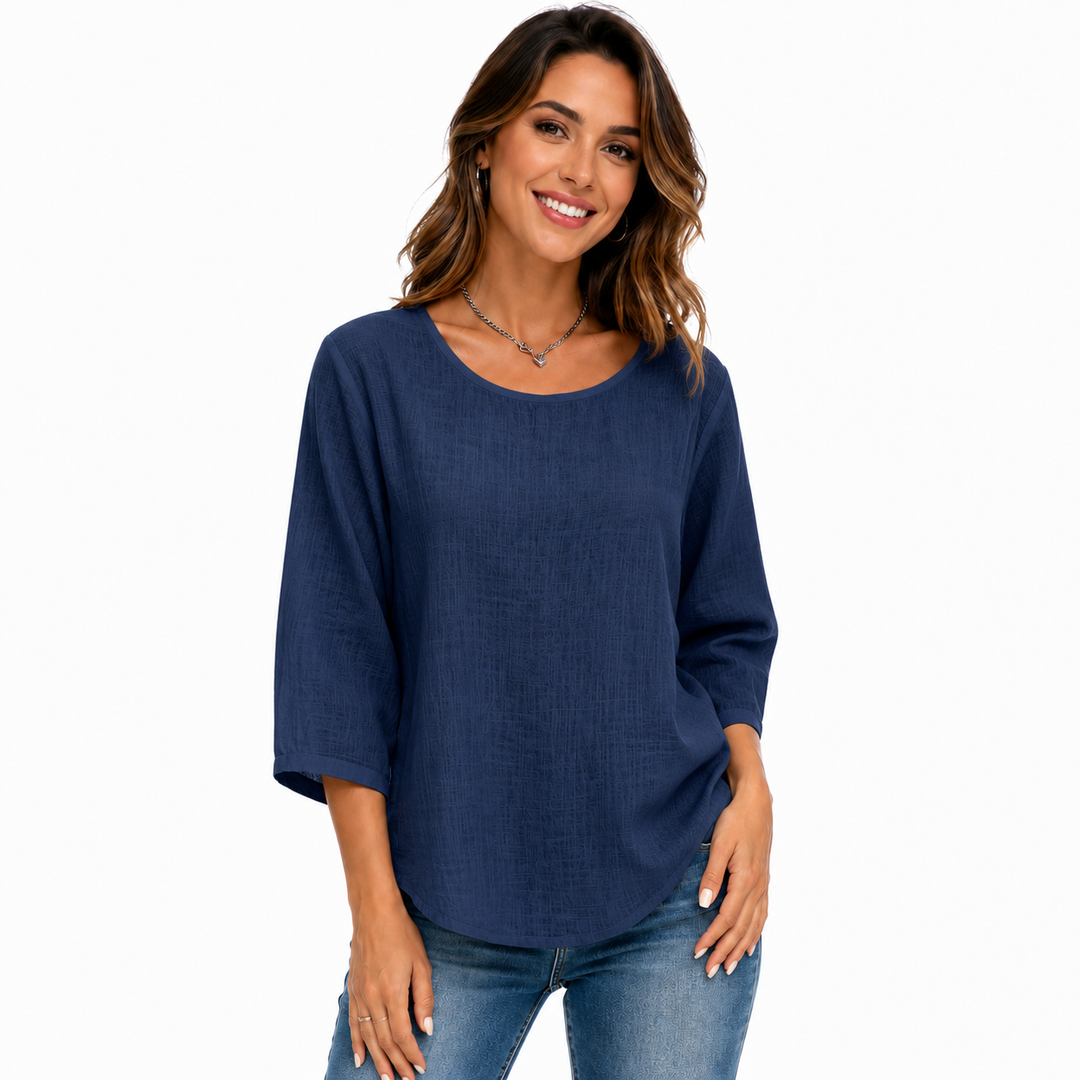 Navy solid-color women&