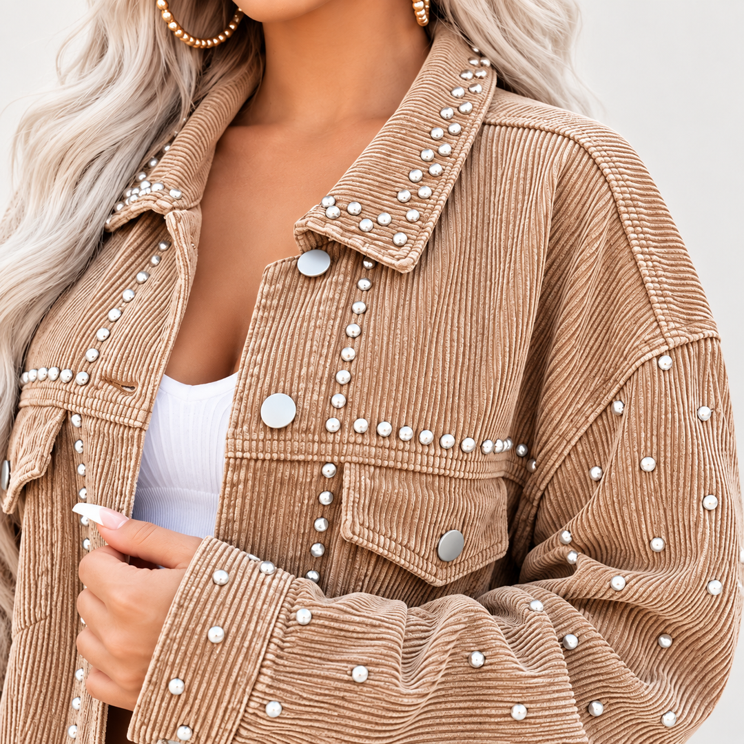 Close view of the Khaki women&