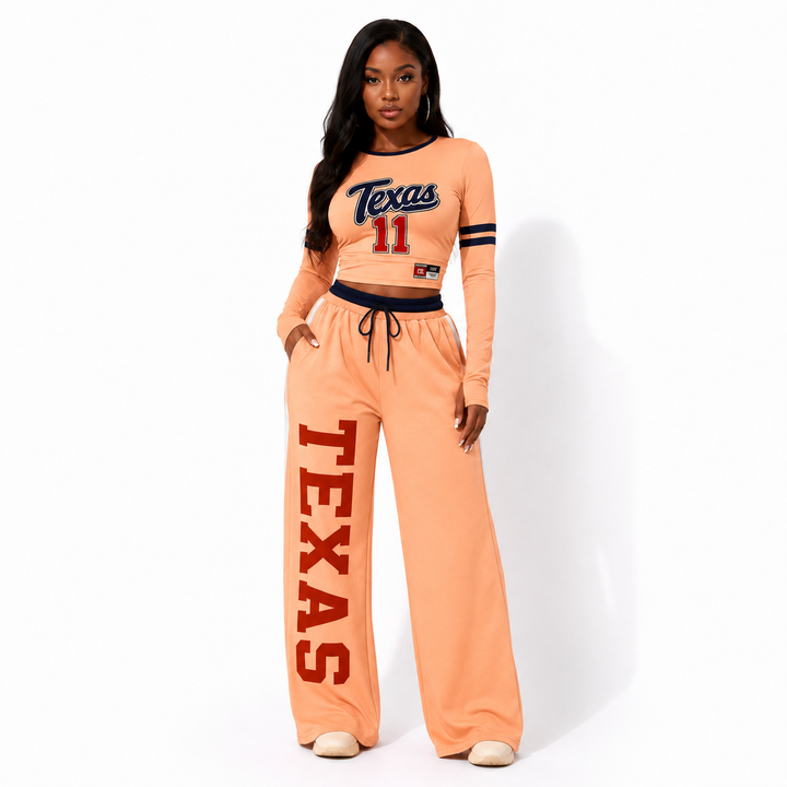 Nude-to-orange gradient women&