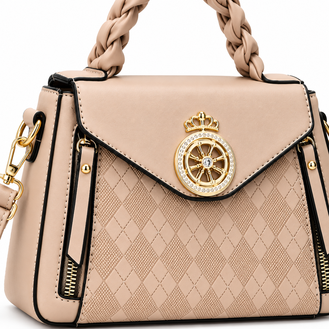 Close-up of beige women&