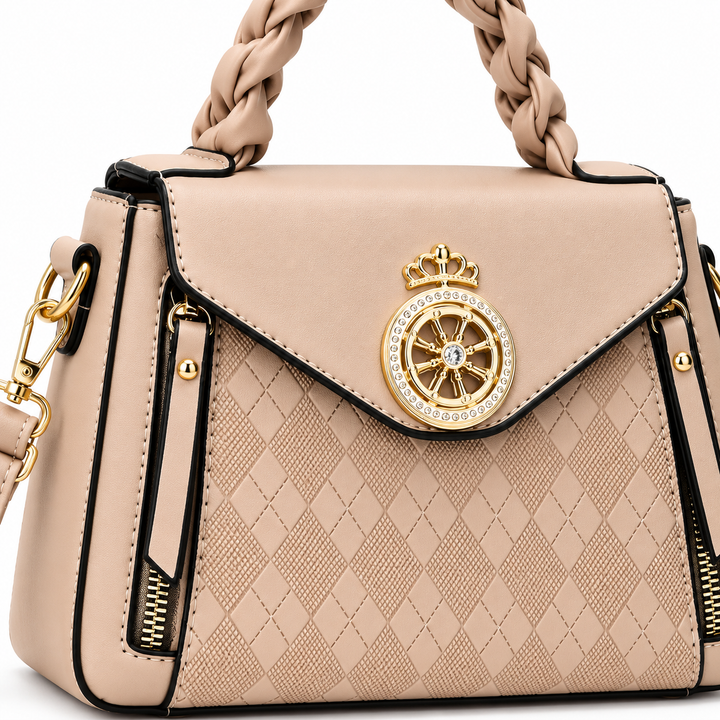 Close-up of beige women&