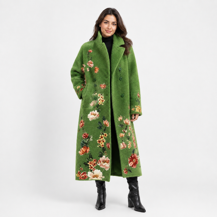 Green botanical print women&